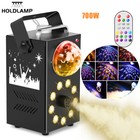 700w 9 Led Light Fog Smoke Machine With Disco Ball Lights For Dj Party Stage