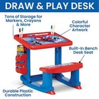 Spidey 3-piece Toddler Art   Play Set By Delta Children     Blue