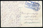 German Ww1 Postcard Kaiser Denkmal Berlin Mine Thrower School Postmark 1916