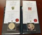 Pitcairn Islands   Fiji 2011 Silver Coins - Lifetime Of Service