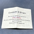 Authentic Titanic Coal Recovered 1994  Obj No  94  - Coo - Free Shipping 