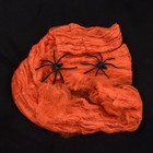 Lkqbbsz Halloween Haunted Decoration Supplies Cobweb Spider With Orange