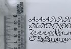 New Letterpress Type - 18 Point Goudy  Cursive