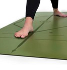 Black All Purpose Exercise Mat Thick Non Slip Gym Yoga Pilates Fitness Bag Strap