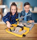 Kinetic Sand  Construction Site Folding Sandbox With Toy Truck And 2lbs Of Play