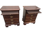 67229 Pair Mahogany Nightstand End Table Stand S