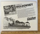 Vintage Shirley Muldowmey Hero Post Card Photo Nhra Drag Racing Car Dodge