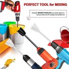 Epoxy Paint Mixer Stick Drill Attachment Resin Cement Putty Mixing Paddle Rod