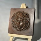 Handmade Bronze Carved Medusa Sculpture  Ancient Greek Art Statue Home Decor