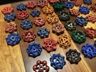Diecast Water Faucet Valve Knobs Handles Spigot Industrial Steam Punk Art Lot 20