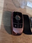 Pink Remote Key Fob Cover Mercedes Benz 3 Button  Keychain Metalic Plastic