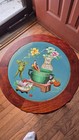 Antique Chinese Rosewood Cloisonne Side Table plant Stand