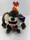 Vintage 1998 Warner Bros Studio Taz Birthday Bean Bag Plush Nwt Looney Tunes