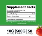 Creatine Monohydrate 500g  18oz    Micronized Powder Strawberry Flavored By Fdc
