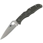 Spyderco Gray Endura Flat Ground Plain Knife C10fpgy