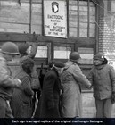 Bastogne  44 Sign Autographed By 101st Airborne Paratrooper Vincent Speranza 