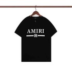 Amirsi Print Short-sleeved Versatile Hip-hop Crew Neck Loose T-shirt