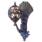 Wall Sconce Light Vintage Peacock Wall Mount Lamp Outdoor Exterior Fixture