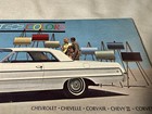 Vintage 1964 Chevrolet Chevy Colors Brochure Chevelle Corvette Corvair Wax Paper