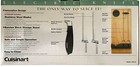 Cuisinart Electric Knife Cek-40 Stainless 2 Steel Blades Butcher Block Stand Euc