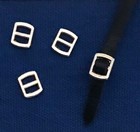 Traditional 1 9 Model Scale Economy Buckles For 1 8 Inch Leather Silver Set-of-4