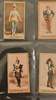 C1880 Kinney Tobacco Color Cards - Sweet Caporal Actresses Series - Lot 6
