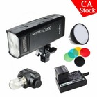 Us Godox 2 4g Ad200 Ttl Double Head Pocket Flash Li-ion Speedlite   Reflector