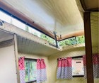 Vintage Compact Jr Fiberglass Pop Top Square Camper Travel Trailer Rv 1972 Retro