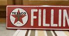 Texaco Filling Station Metal Sign Vintage Style Wall Decor 36   