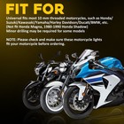 4-40 Motorcycle Chrome Turn Signal Indicator Clear Lens Amber Lamp Blinker Light