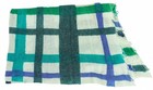Faliero Sarti Juny Scarf In Blue green Plaid