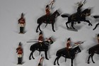 32 Vintage Britains Toy Soldiers British Cavalry Metal Hand Painted Lot