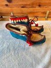 Vintage Romika Moccasin Ski Shoes Reindeer Lapland Made In Norway Us Size 7 