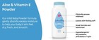 Johnson s Baby Naturally Derived Cornstarch Baby Powder Vitamin E   Aloe  1 5 Oz