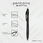 Pentonic B-rt Retractable Ballpoint Pens  10 1 Count  pack Of 10   Assorted