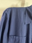 Toptie Mens Coveralls Uniform Suit Navy Mechanic Work Pants Shirt Sz Xl Euc A7