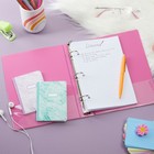 6x Mini 3 Ring Binder For 5 5 X 8 5  Paper For Organizing Notes Office Supplies