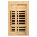 Kunsana Upgraded Far Infrared Sauna Hemlock Indoor Saunas Spa For 2 Person 1500w