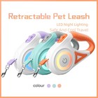 Dog Leash Retractable Leash And Dog Collar Spotlight Automatic Pet Dog Cat Tract