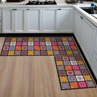 Mat Anti-slip Area Rugs Balcony Bathroom Printed Carpet Doormat Hallway Bath Mat