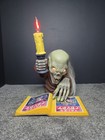 Vintage Tales From The Crypt Candelabra Crypt Keeper With Book   Box 1996