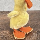 Vintage Steiff Duck Small Mohair Yellow Cute