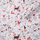 10 Pcs Christmas Gift Wrapping Paper Xmas Wrap For Holiday Reindeer White 
