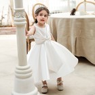 Flower Girls Bridesmaid Dress Baby Kids Party Stain Bow Wedding Dresses Princess