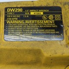 Dewalt Dw290 1 2  Impact Wrench 120vac dc