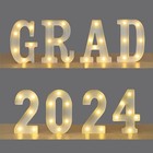 Graduation Decorations Class Of 2024 8 Led Marquee Light Up Letter Grad 2024