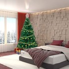 Pvc Artificial Xmas Christmas Tree Unlit Multiple Colors Holiday Silver Tinsel