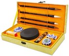 10 Pcs Chinese Calligraphy Set Inkstone   Writing And Painting Brush   Ink Bl   