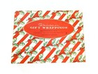 Vintage  Christmas Gift Wrap Paper In Box 26 Unused Sheets 1960s Sears   Robuck