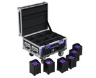 Chauvet Dj Freedom Flex H9 Ip X6 Wireless Hex Rgbaw uv Lights W charging Case